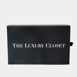 Pre Owned Prada Black Nylon Logo Plaque  Hair Scrunchie