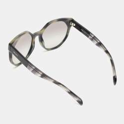 Pre Owned Prada Black/Grey Gradient SPR11T Cat Eye Sunglasses