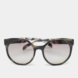 Pre Owned Prada Black/Grey Gradient SPR11T Cat Eye Sunglasses
