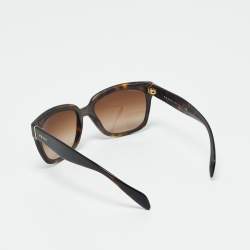 مملوكة مسبقًا نظارة شمسية برادا أس بي أر 07بي مربعة متدرجة بنية السلحفاة