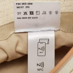 Pre Owned Prada Beige Linen Blend Bucket Hat M