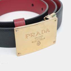 Pre Owned Prada reversible belt
