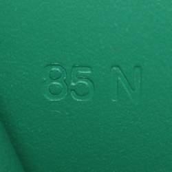 Pre Owned Prada Green Saffiano Lux Leather Phone Crossbody Bag