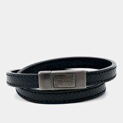 Pre Owned Prada Leather Bracelet