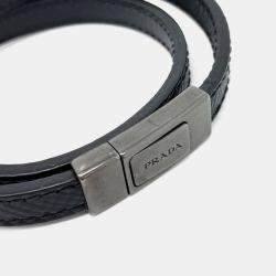 Pre Owned Prada Leather Bracelet