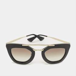 Pre Owned Prada Black Gradient SPR09Q Cat Eye Sunglasses
