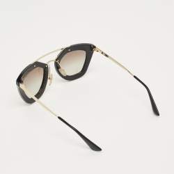 Pre Owned Prada Black Gradient SPR09Q Cat Eye Sunglasses
