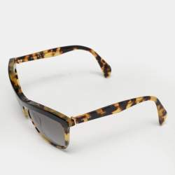 Pre Owned Prada Tortoise Brown/Black Gradient SPR 19 P Cat Eye Sunglasses