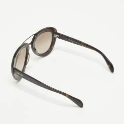 مملوكة مسبقًا نظارة شمسية برادا أفياتورز SPR 28R متدرجة بني سلحفاة