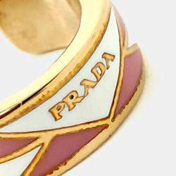 Pre Owned Prada Gold Tone Multi Ear Cuff