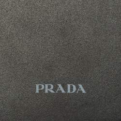 Pre Owned جراب آيفون 13 برو ماكس مزين بالكريستال أسود/ذهبي برادا