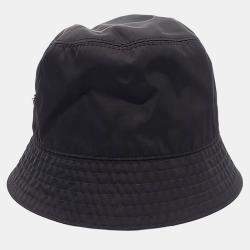 Pre Owned قبعة برادا سوداء نايليون دلو