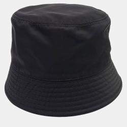 مملوكة مسبقًا Prada Black Re-Nylon Bucket Hat
