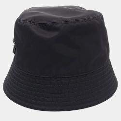 مملوكة مسبقًا Prada Black Re-Nylon Bucket Hat
