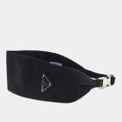 Pre Owned Prada Black Re-Nylon Hairband