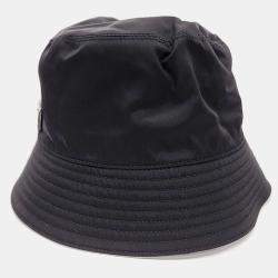 Pre Owned Prada Black bucket hat