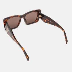 Pre Owned Prada Brown/Tortoise Acetate Sunglasses