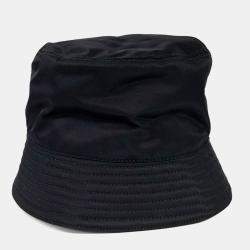 مملوكة مسبقًا Prada Black Re-Nylon Bucket Hat