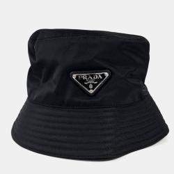مملوكة مسبقًا Prada Black Re-Nylon Bucket Hat