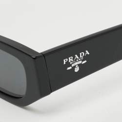 Pre Owned Prada Black SPR A01 Pillow Frame Sunglasses