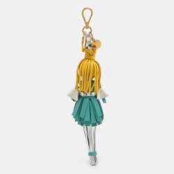 مملوكة مسبقًا Prada Multicolor Leather Bag Charm