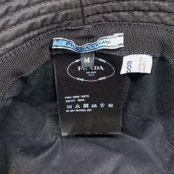 Pre Owned قبعة برادا سوداء نايليون دلو