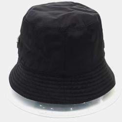 Pre Owned قبعة برادا سوداء نايليون دلو