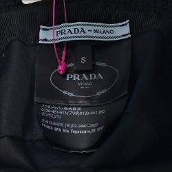 مملوكة مسبقًا قبعة برادا صوف سوداء نوع دلو