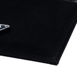 Pre Owned Prada Black Nylon Card Case