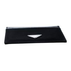 Pre Owned Prada Black Nylon Card Case