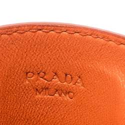 Prada Orange Saffiano Lux iPhone Cover 