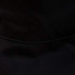 Pre Owned Prada Black Nylon Classic Bucket Hat M