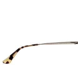 Prada Gold/Black SPR 62S Round Sunglasses