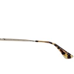 Prada Gold/Black SPR 62S Round Sunglasses