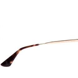 Prada Gold/Pink Gradient SPR 68T Rimless Sunglasses