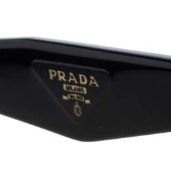 Prada Black & Opal Brown/ Brown Gradient SPR16R Oversized Sunglasses