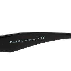Prada Black & Opal Brown/ Brown Gradient SPR16R Oversized Sunglasses