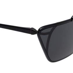 Pre Owned Prada Black SPR 64U Ultravox Cateye Sunglasses
