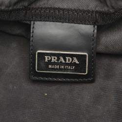 Prada Black Nylon Tessuto Travel Bag