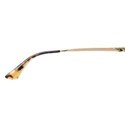 Prada Gold/ Green SPR51T Sabbiato Polarized Cat Eye Sunglasses