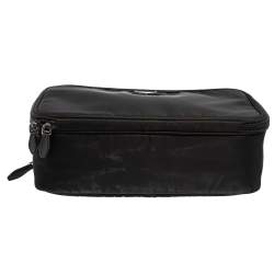 Prada Black Nylon Toiletry Pouch