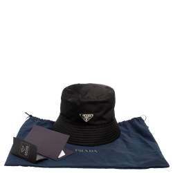 Prada Black Re-Nylon Bucket Hat