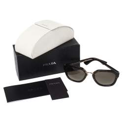 Prada Brown Acetate SPR 25R Havana Gradient Sunglasses