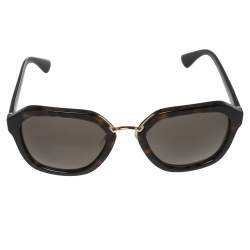 Prada Brown Acetate SPR 25R Havana Gradient Sunglasses