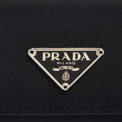 Prada Black Nylon Key Case