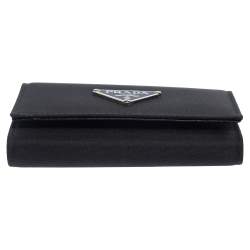 Prada Black Nylon Key Case