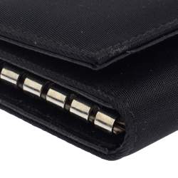 Prada Black Nylon Key Case
