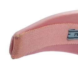Prada Pink Padded Satin Headband
