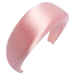 Prada Pink Padded Satin Headband