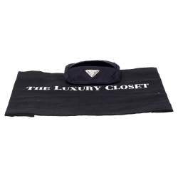 Pre Owned Prada Navy Blue Tessuto Nylon Travel Tissue Holder